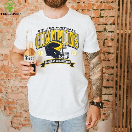 Blue 84 Michigan Wolverines 2023 Big Ten Football Conference Champions T Shirt