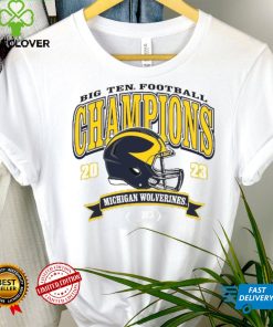 Blue 84 Michigan Wolverines 2023 Big Ten Football Conference Champions T Shirt