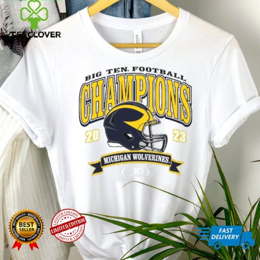 Blue 84 Michigan Wolverines 2023 Big Ten Football Conference Champions T Shirt