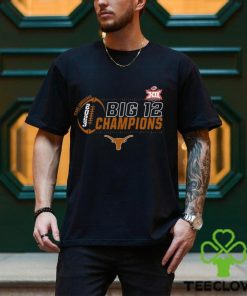 Blue 84 Texas Longhorns Youth Black 2023 Big 12 Football Conference Champions Locker Room T Shirt