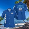 Blue Aloha Bud Light Hawaiian Shirt Beer Lovers Gift