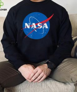 Blue And Red Big Logo Nasa T Shirt