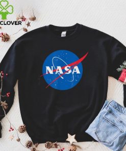 Blue And Red Big Logo Nasa T Shirt