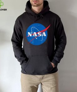 Blue And Red Big Logo Nasa T Shirt