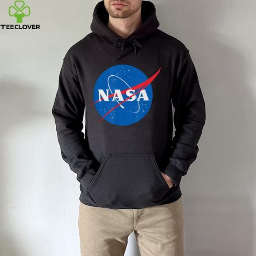 Blue And Red Big Logo Nasa T Shirt