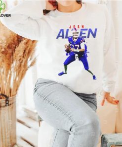 Blue And White Josh Allen T Shirt