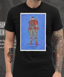 Blue Beetle Carapax El Baddie Loteria Card shirt