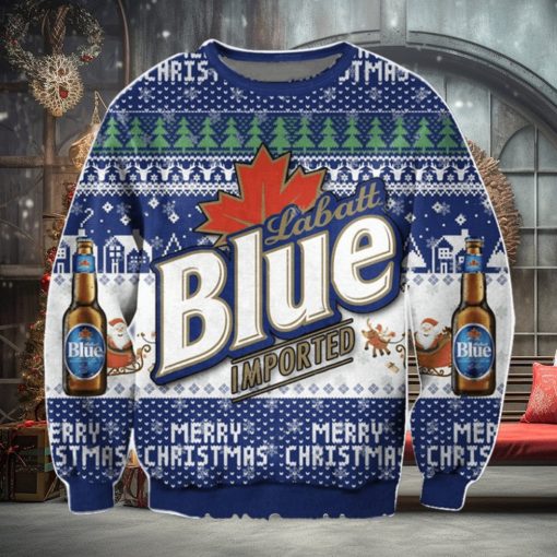 Blue Imported Ugly Christmas Holiday Sweater