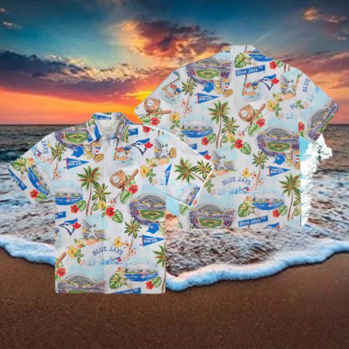 Blue Jays Scenic Hawaiian Shirt