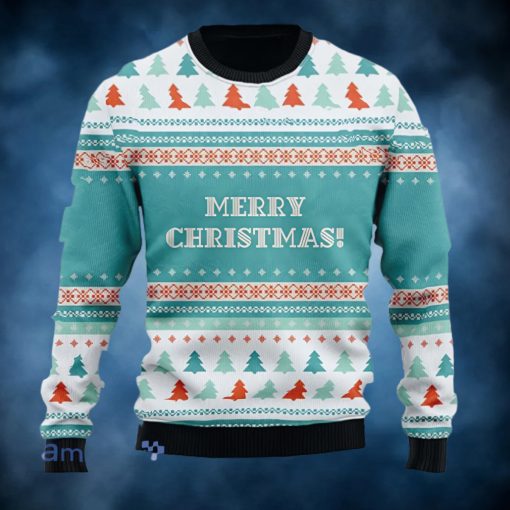 Blue Merry Christmas Style Xmas Sweater