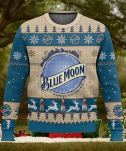 Blue Moon Christmas Ugly Sweater Special Gift For Xmas