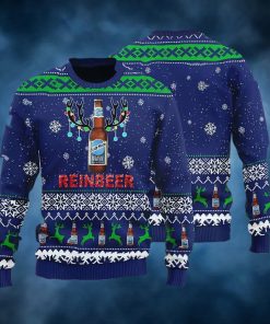 Blue Moon Reinbeer Beer Ugly Christmas Sweater, Faux Wool Sweater, International Beer Day, Gifts For Beer Lovers, Best Christmas Gifts For 2022 – Prinvity