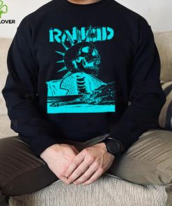 Blue Neon Rock Art Rancid Band shirt