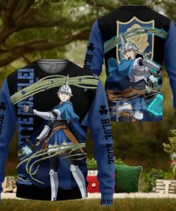Blue Rose Charlotte Roselei Black Clover Knitted Ugly Xmas Sweater