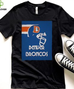 Blue Vintage Denver Broncos T Shirt