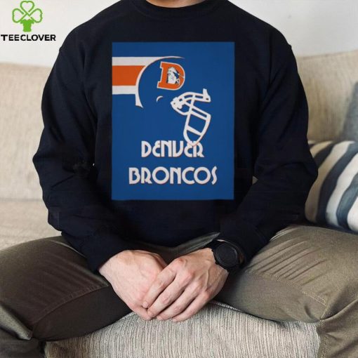 Blue Vintage Denver Broncos T Shirt