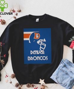 Blue Vintage Denver Broncos T Shirt