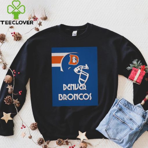 Blue Vintage Denver Broncos T Shirt