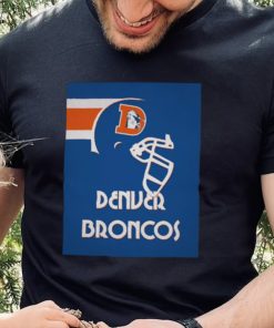 Blue Vintage Denver Broncos T Shirt