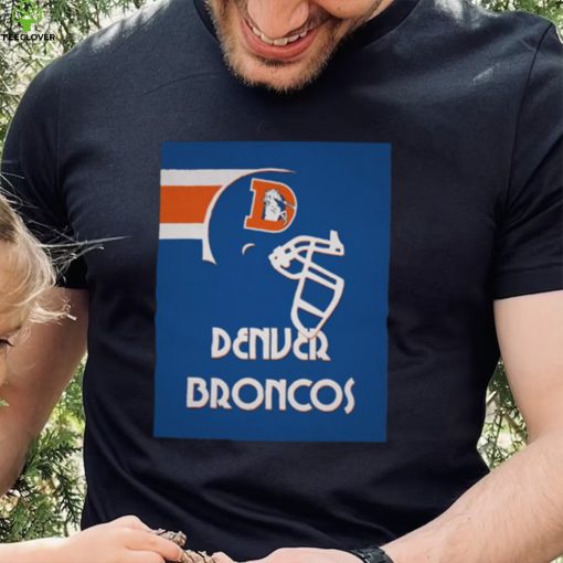 Blue Vintage Denver Broncos T Shirt