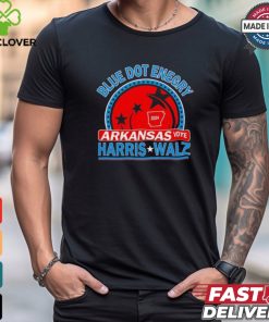 Blue dot in a red state Arkansas Kamala Harris Walz 24 Retro shirt