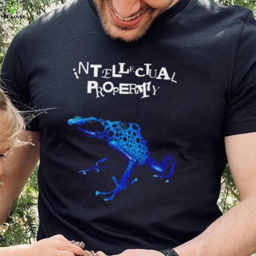 Blue frog intellectual property art hoodie, sweater, longsleeve, shirt v-neck, t-shirt