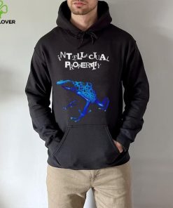 Blue frog intellectual property art hoodie, sweater, longsleeve, shirt v-neck, t-shirt