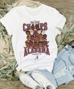 Blue84 White Alabama Crimson Tide 2023 SEC Men’s Basketball Regular Season Champions T Shirt