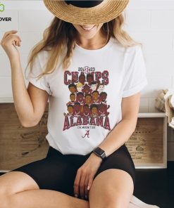 Blue84 White Alabama Crimson Tide 2023 SEC Men’s Basketball Regular Season Champions T Shirt