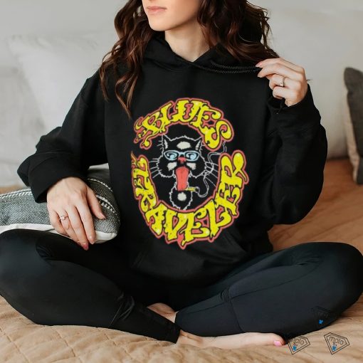 Blues traveler manic merch cat graphic 2024 hoodie, sweater, longsleeve, shirt v-neck, t-shirt