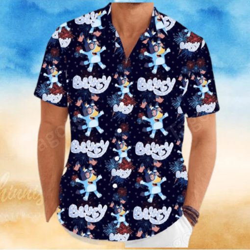 Bluey 4th Of July Hawaiian Shirt For Men And Women