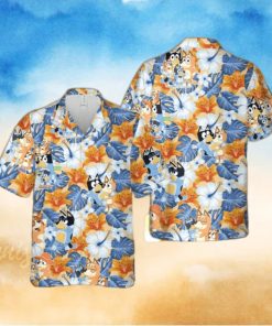 Bluey Beach Cute Aloha Summer Hawaiian Shirt