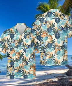 Bluey Beach Hawaii Shirts Summer Hawaiian Shirt