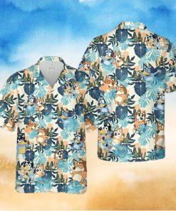 Bluey Beach Hawaii Shirts Summer Hawaiian Shirt