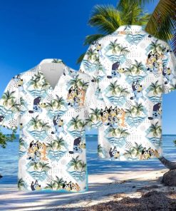 Bluey Beach Summer Family Hawaiian Shirt