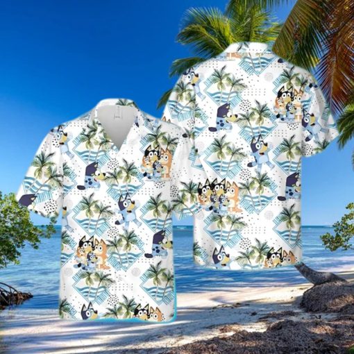 Bluey Beach Summer Family Hawaiian Shirt