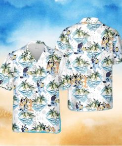 Bluey Beach Summer Family Hawaiian Shirt