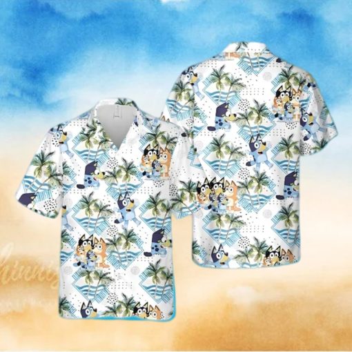 Bluey Beach Summer Family Hawaiian Shirt