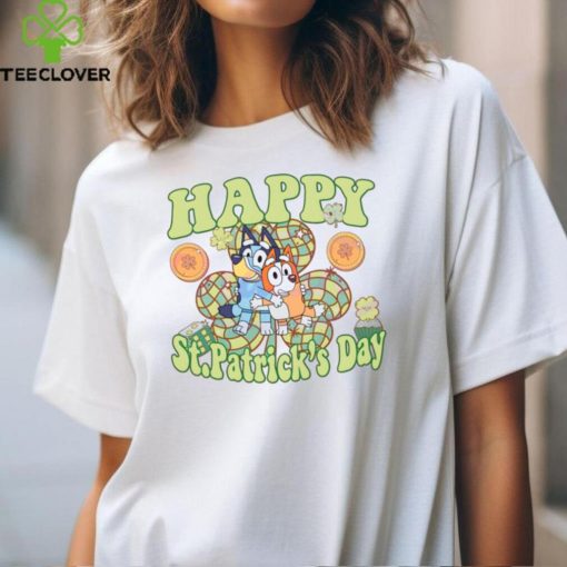 Bluey Bingo Happy St Patricks Day Shirt