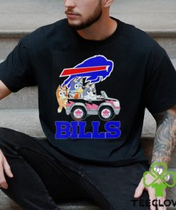 Bluey Bingo and Muffin in the car Buffalo Bills NFL 2024 hoodie, sweater, longsleeve, shirt v-neck, t-shirt