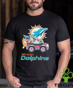 Bluey Bingo and Muffin in the car Miami Dolphins NFL 2024 shirt 1 Bluey Bingo and Muffin in the car Miami Dolphins NFL 2024 shirt