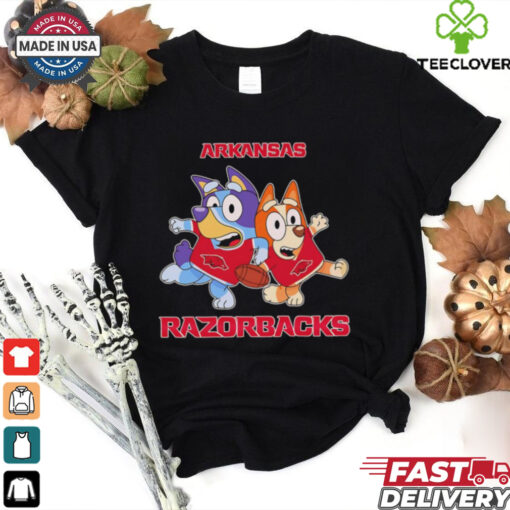 Bluey Bingo fan of Arkansas Razorbacks shirt