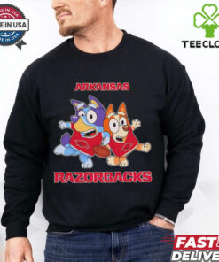 Bluey Bingo fan of Arkansas Razorbacks shirt