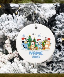 Bluey Christmas 2023 Ornament, Bluey Dog Christmas Ornament