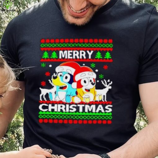 Bluey Christmas Shirt, Christmas cartoon T Shirt