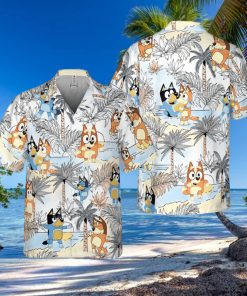 Bluey Dad And Mom Hawaiian Shirt For Family