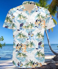 Bluey Family Shirt  Bluey Birthday Hawaiian Shirt