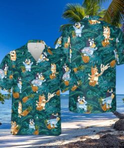 Bluey Funny Summer Vacation Beach Hawaiian Shirt