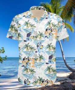 Bluey Hawaiian Dad Life Family Shirt