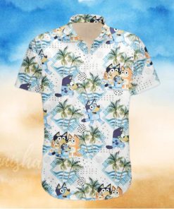 Bluey Hawaiian Dad Life Family Shirt